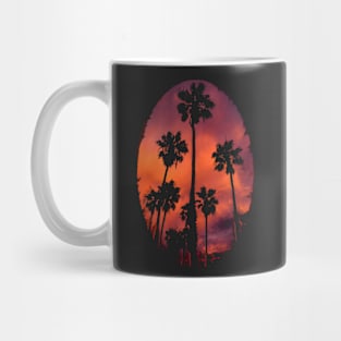 Red Palmset Mug